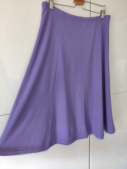 Liliowa spódnica midi rozmiar 40/42