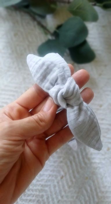 zestaw 2 szt opaska pin up wiosna muślin bawełna