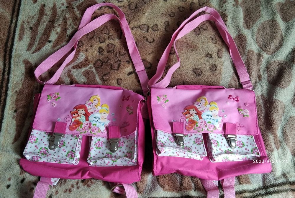 Plecaki tornistry dla bliźniaczek