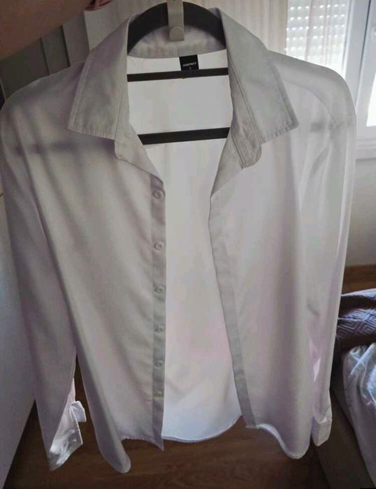 Camisa de cetim homem