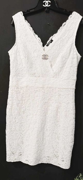 Платье белое Chanel айвори свадебное