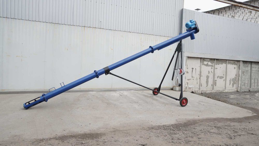 Винтовой конвейер, транспортер. Шнековый погрузчик, зернопогрузчик