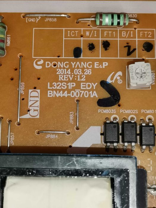 Fonte de alimentação Samsung BN44 - 0 0 7 0 1 A   L32S1P_EDY