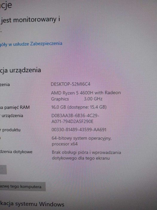 laptop gamingowy ACER NITRO 5