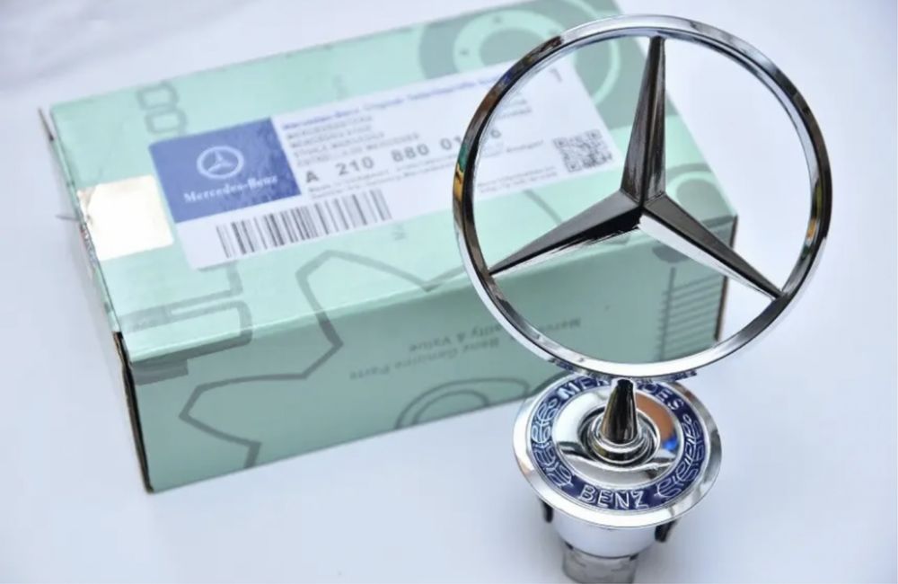 Эмблема прицел на капот Mercedes w124/210/202/203/204/221/211/212