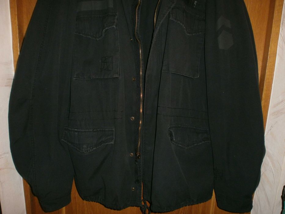 Большой размер. Куртка М65 Surplus, чёрная, р. XXL, наш 60. ПОГ-72 см