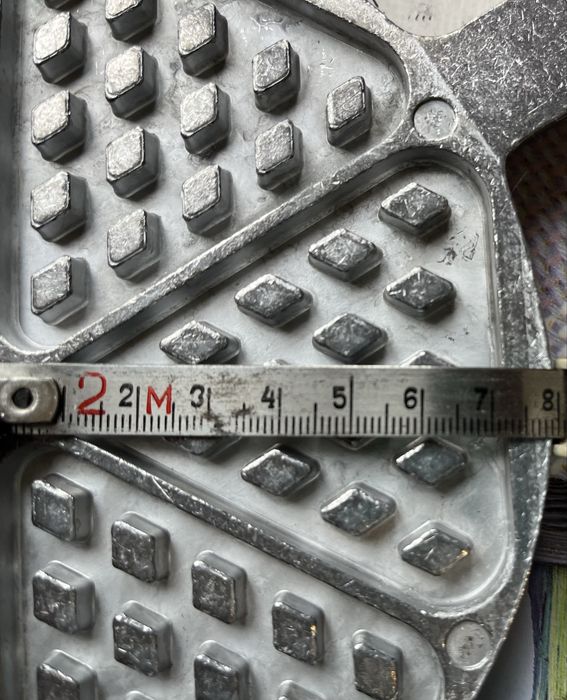 Вафельница форма для печенья на газу треугольник трикутник