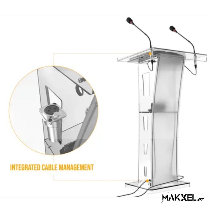 Audibax SPT 1057 Suporte de Microfone Personalizável para Conferências