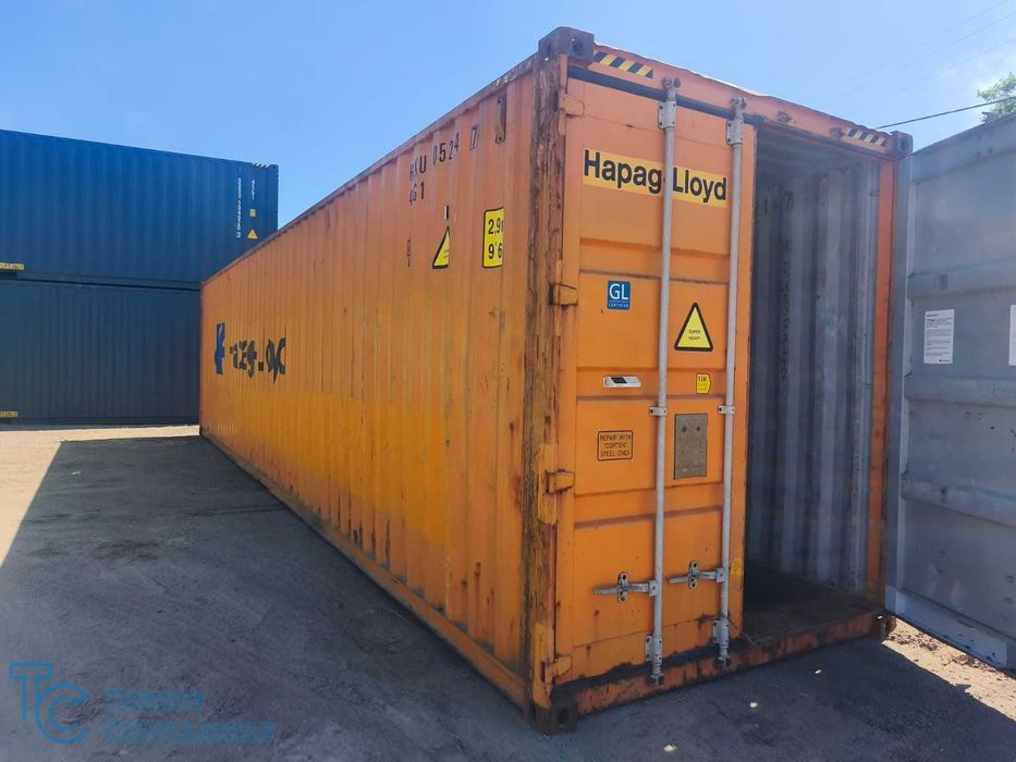 Contentores Marítimos 40’ High Cube CW – Estanques e em Ótimo Estado
