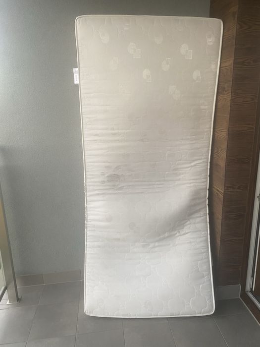 Super materac 90x200 wiosna, zima, grubość 18,5 cm, pokrowiec z wierzchu rozsuwany.
