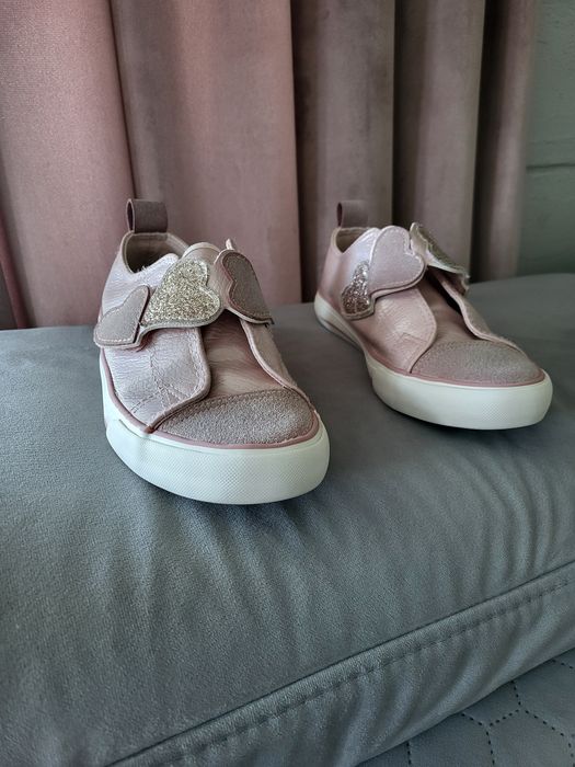 Trampki półbuty jak nowe nelli blu 32 różowe serca rzepy adidasy