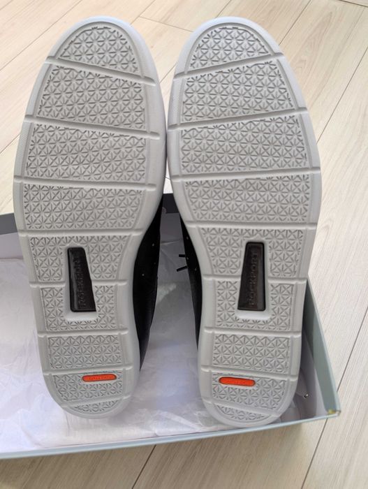 Novos! Sapatilhas/Tênis em pele Rockport Total Motion Lite Lace to Toe (CH9623) EUR44.5/Brand new Men's leather upper sneakers