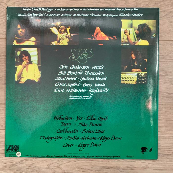 Vinil Yes Close to The Edge + Kim Carnes