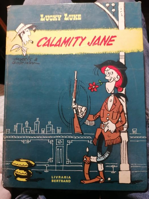 Lucky Luke - Calamity Jane (Capa Rija) - Livraria Bertrand 1975