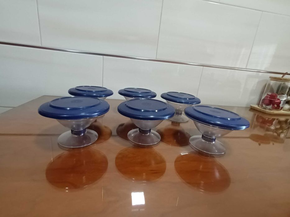Taças sobremesa tupperware