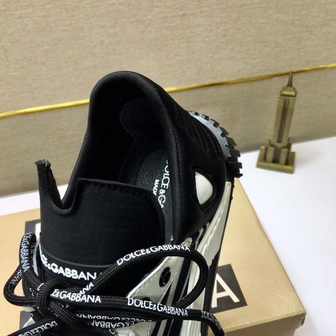 Кроссовки мужские DOLCE GABBANA SPACE кеды мужские бежевые черные