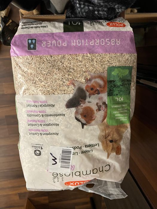 Klatka z wyprawką dla chomika