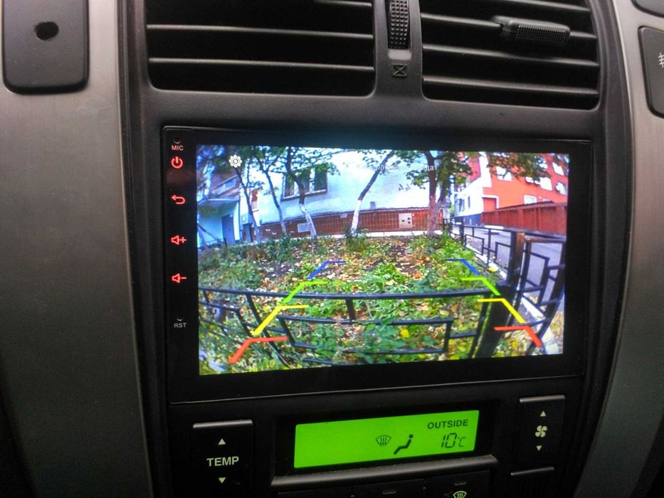 Установка 1 2 din автомагнитолы андроид магнитолы R камеры GPS android ...