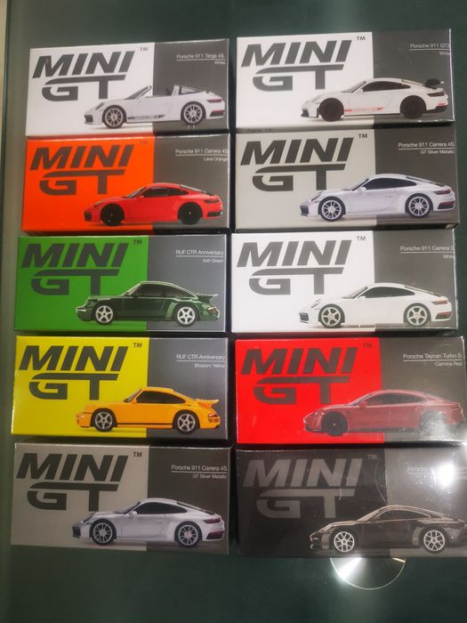 Mini gt novos com portes incluídos