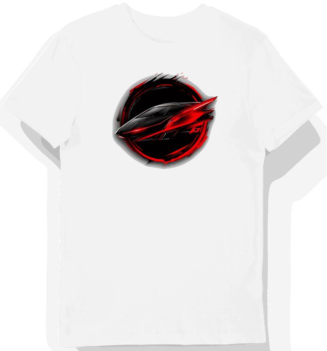 Koszulka męska biała z eleganckim logo futurystycznej Hondy S