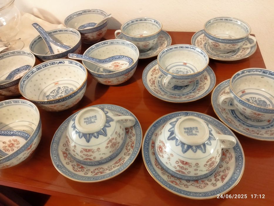 Conjunto de louça chinesa