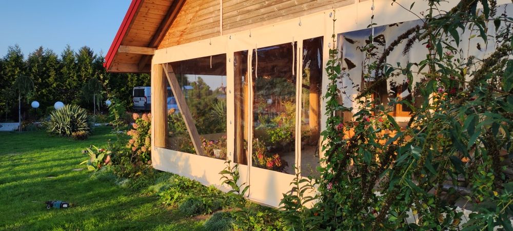 Plandeki na altany tarasy ogródki piwne