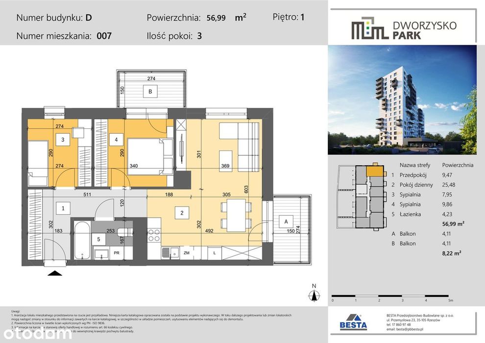 Dworzysko Park | nowe mieszkanie D007