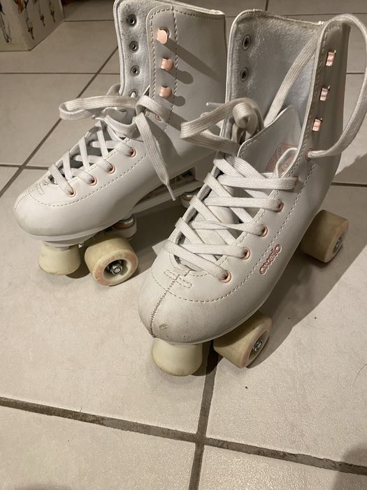 Wrotki Decathlon białe 39