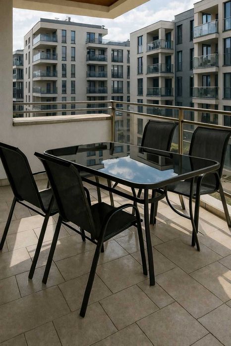 Садові меблі стіл стільці садовая мебель стол + стул