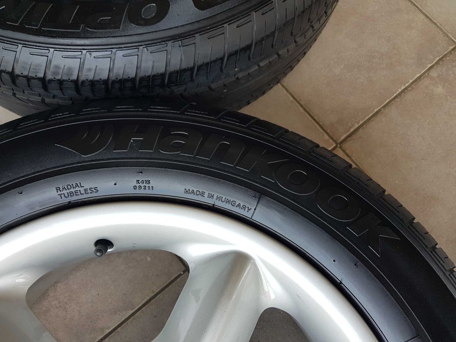 Koła felgi do VW Transportera T5 T6 Caravelle 7,5x17 et40 5x120 opony Hankook 225/60/17 7-7,5mm Multivan