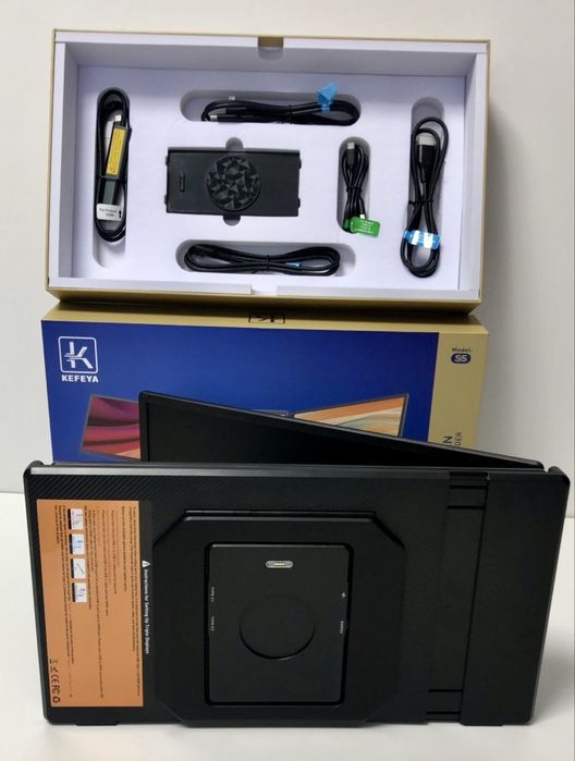 Портативний Монітор для ноутбука з зарядним 10000 мАг KEFEYA s5 15.6"