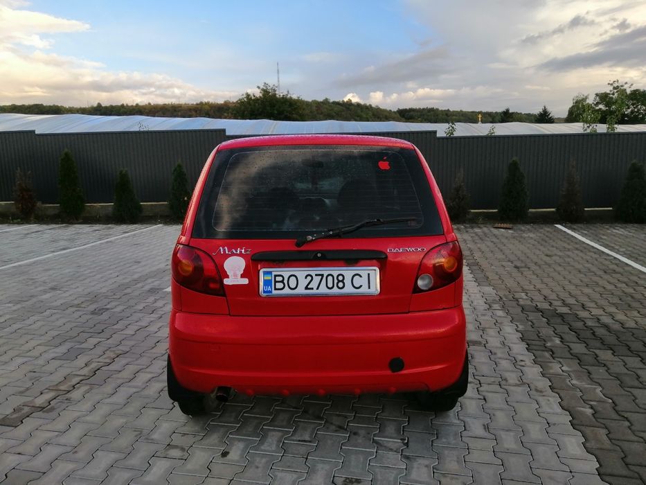 Matiz 08 газ бензин