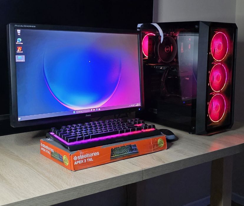 Caly zestaw,GTX1660,DDR4 16,Nowy SSD 512