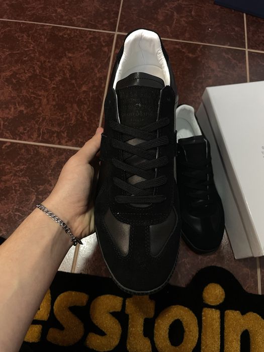 Кросівки Maison Margiela Gats / Мейсон Маржела Гатс / Чорні Маржели