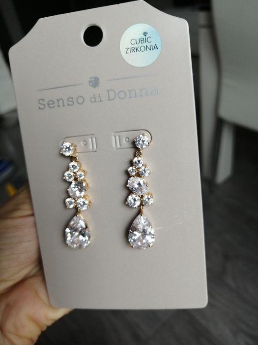 Nowe kolczyki cyrkonia