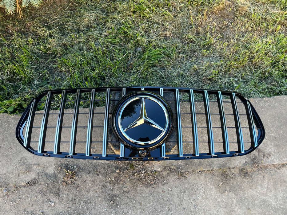 Решітка радіатора на mercedes gle  W167 w 167 19-22 г GT Panamericana