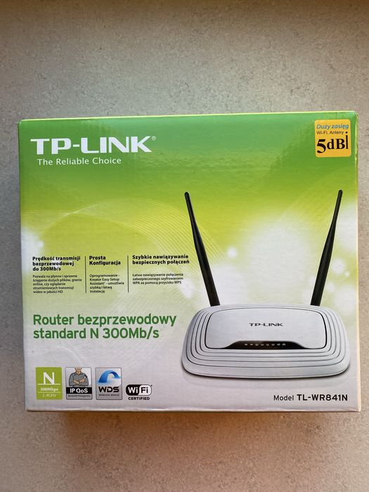 Router bezprzewodowy TP-LINK, model TL-WR841N