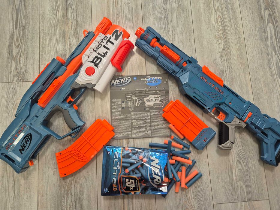 бластери Nurf Elite 2.0 : Motoblitz та Echo