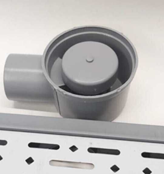 Трап для душа под плитку с мокрым затвором,душевой трап 50  с решеткой