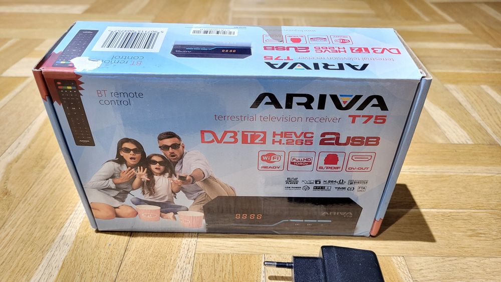 Dekoder Tuner DVB-T2 Ferguson Ariva T75 H.265 HEVC