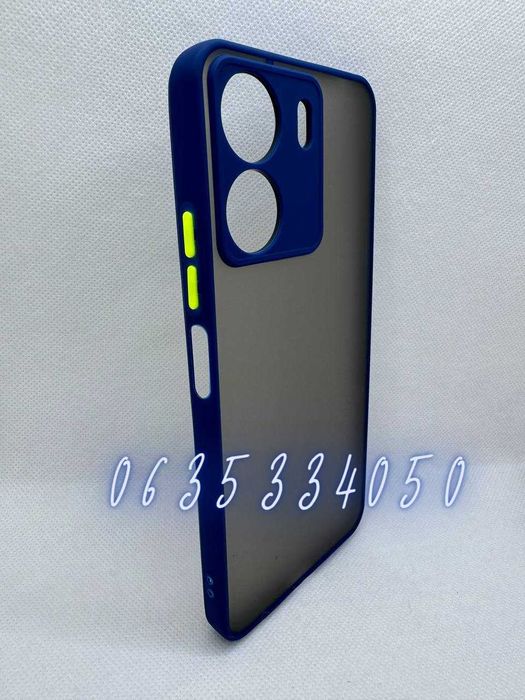 Противоударный матовый чехол для Xiaomi Redmi 13C Poco C65 бампер