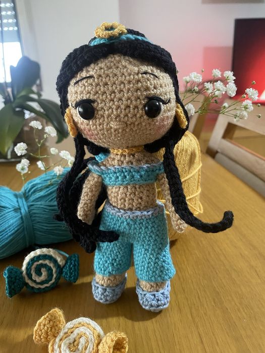 Princesa Jasmine Amigurumi