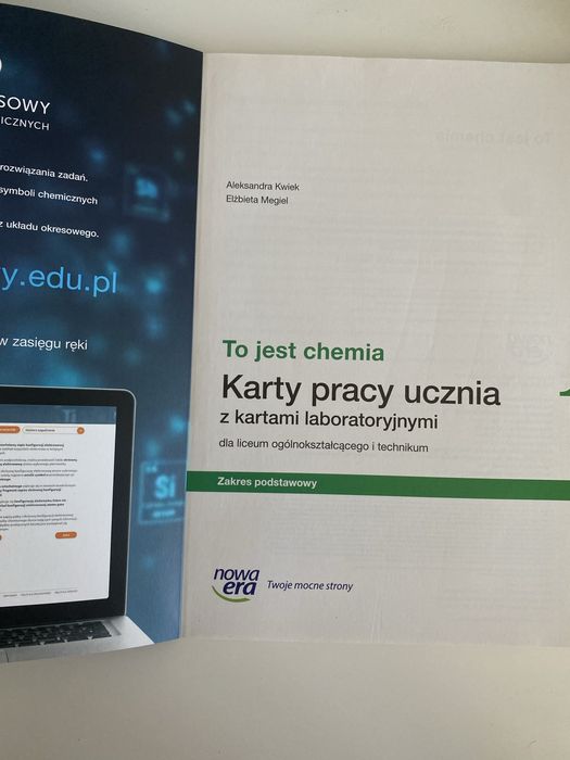 Podręcznik i Karty pracy To jest chemia 1 podstawa