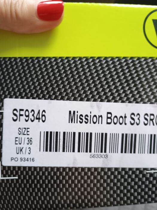 Buty robocze BHP Veltuff 36 wzmocniona stalą podeszwa