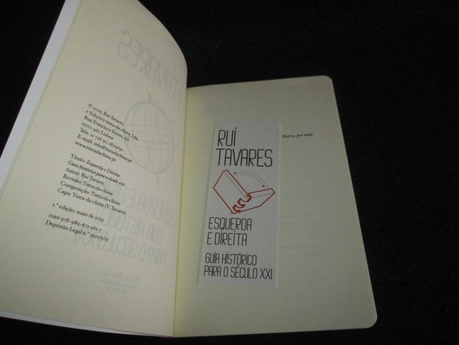 Livro Esquerda e Direita Guia Histórico para o Século XXI Rui Tavares
