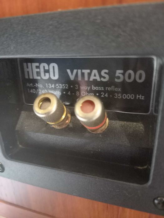 KOLUMNY podłogowe HECO VITAS 500, 2 + 3szt, kino domowe 140/240 Watt