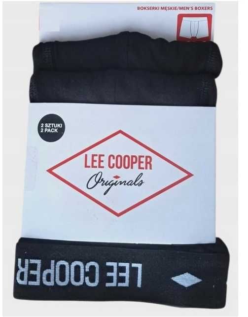 Bokserki męskie LEE COOPER 2 szt. rozmiar M czarne