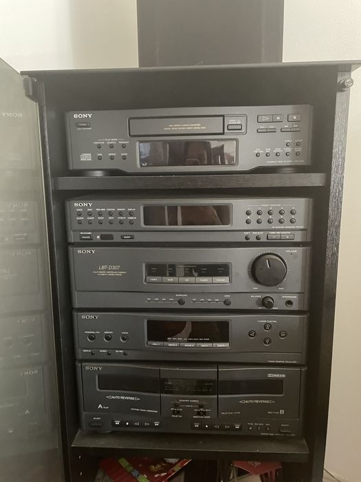 Amplificador+2colunas Sony