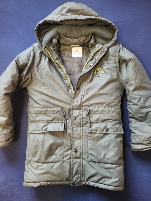 Kurtka zimowa ciepła chłopięca r.  140