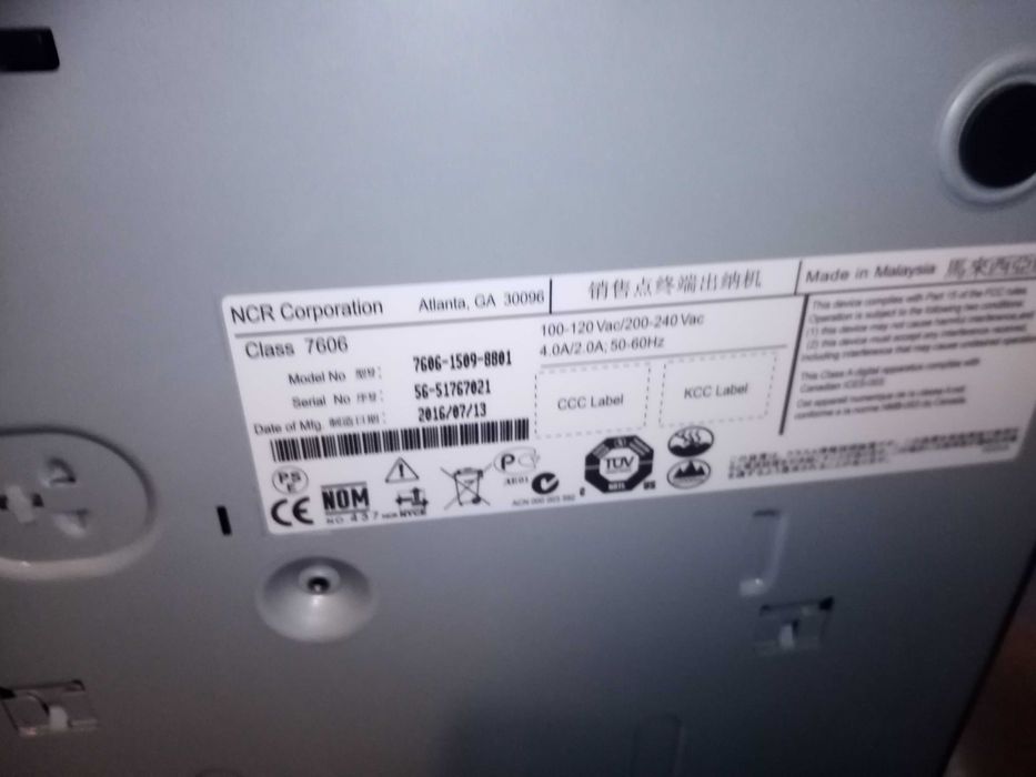 NCR Terminal komputerowy RealPOS